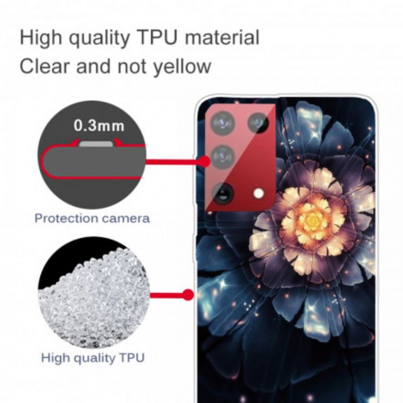 Cover OnePlus 9 Pro Fleksible Blomster