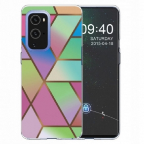 Cover OnePlus 9 Pro Geometrisk Marmor