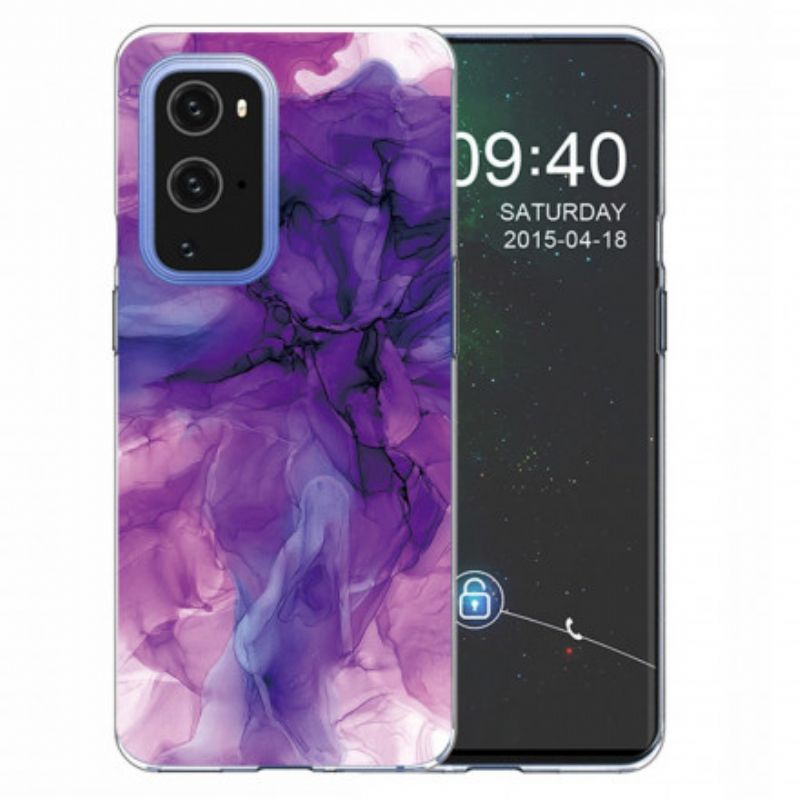 Mobilcover OnePlus 9 Pro Farvet Marmor