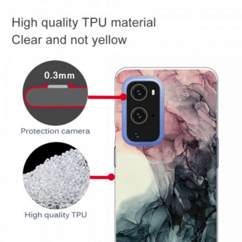 Mobilcover OnePlus 9 Pro Farvet Marmor