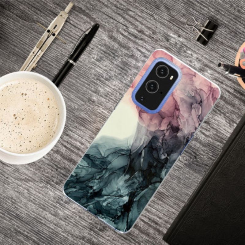 Mobilcover OnePlus 9 Pro Farvet Marmor