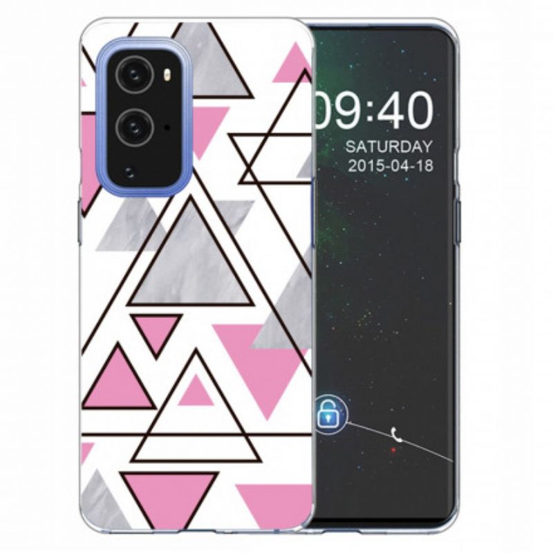 Mobilcover OnePlus 9 Pro Marmortrekanter