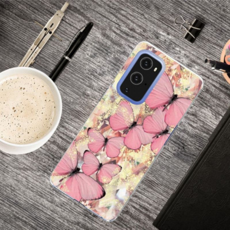 Mobilcover OnePlus 9 Pro Sommerfugle Sommerfugle