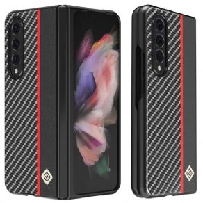 Cover Samsung Galaxy Z Fold 4 Carbon Fiber Line Lc. Imeeke