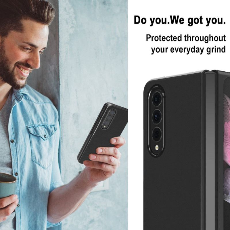 Cover Samsung Galaxy Z Fold 4 Cl. Imeeke Blødt Imiteret Læder