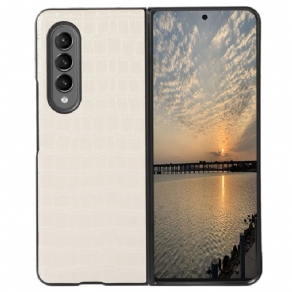 Cover Samsung Galaxy Z Fold 4 Croc Kunstlæder