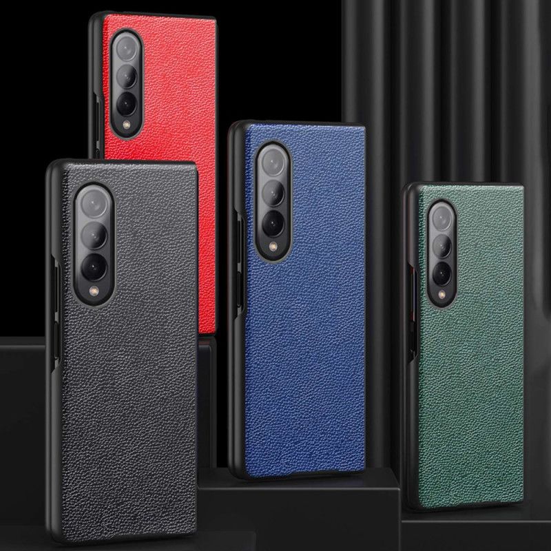 Cover Samsung Galaxy Z Fold 4 Litchi Coated Kunstlæder