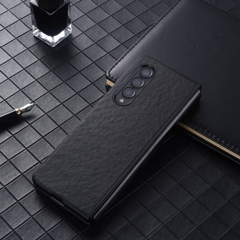 Cover Samsung Galaxy Z Fold 4 Nylon Tekstur Kunstlæder