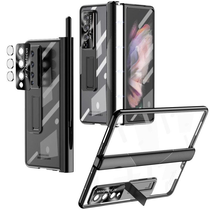 Cover Samsung Galaxy Z Fold 4 Transparent Hærdet Glas Og Hængsel