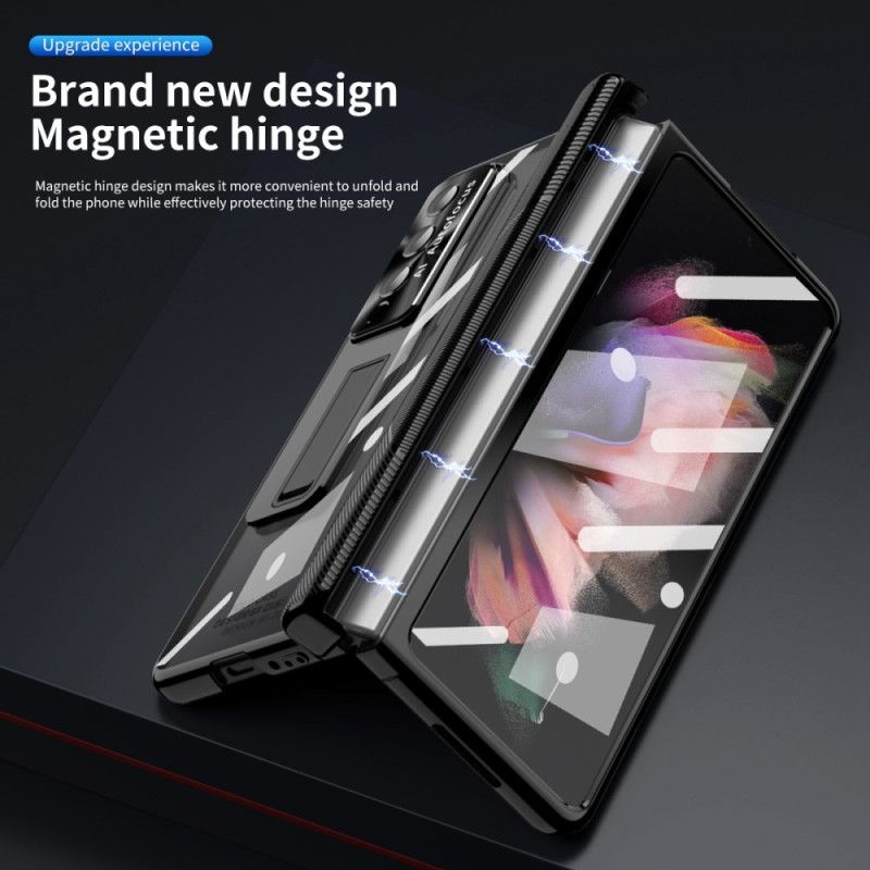 Cover Samsung Galaxy Z Fold 4 Transparent Hærdet Glas Og Hængsel