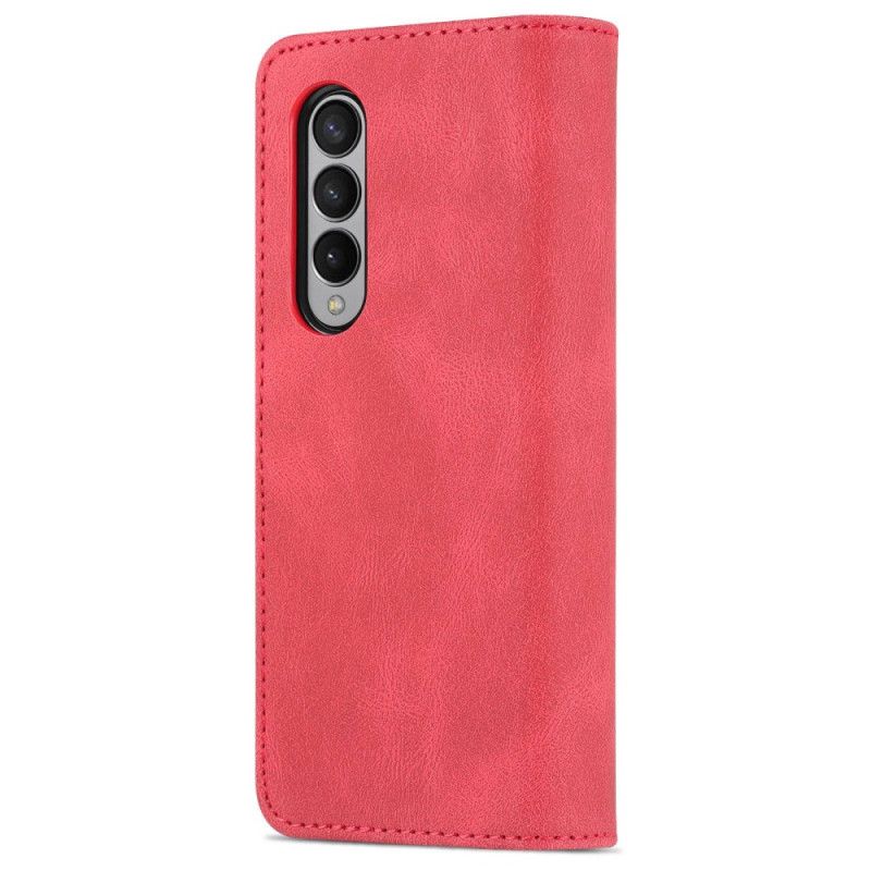 Flip Cover Samsung Galaxy Z Fold 4 Punge Etui Azns Søm Tegnebog