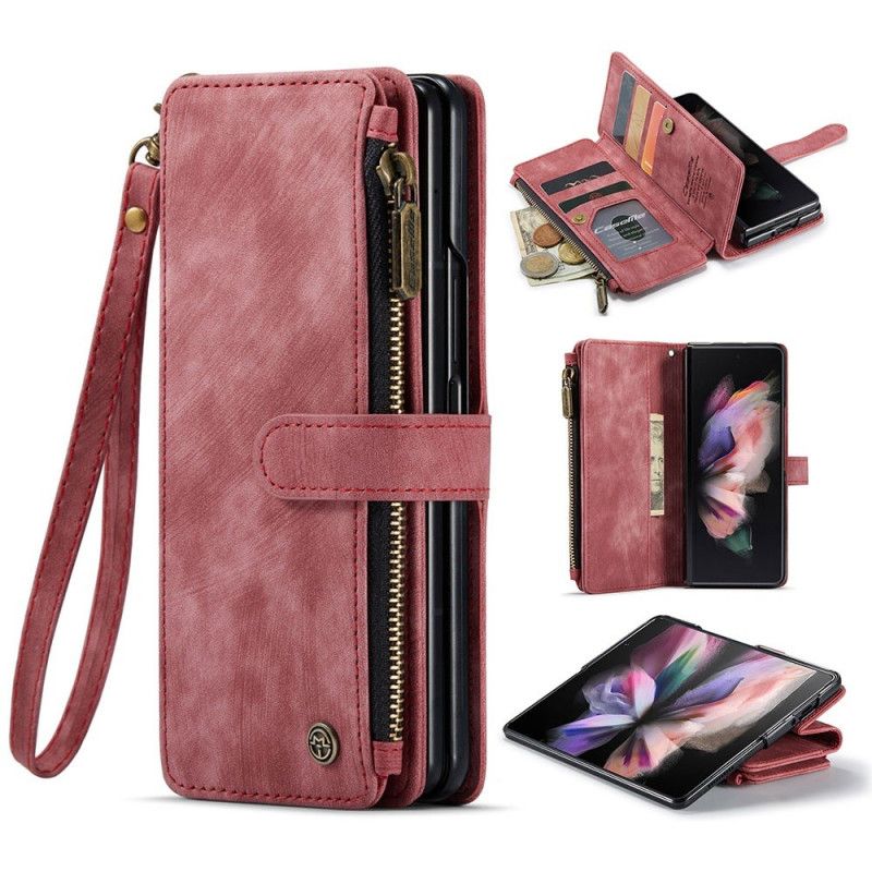 Flip Cover Samsung Galaxy Z Fold 4 Punge Etui Caseme Series C30 Tegnebog