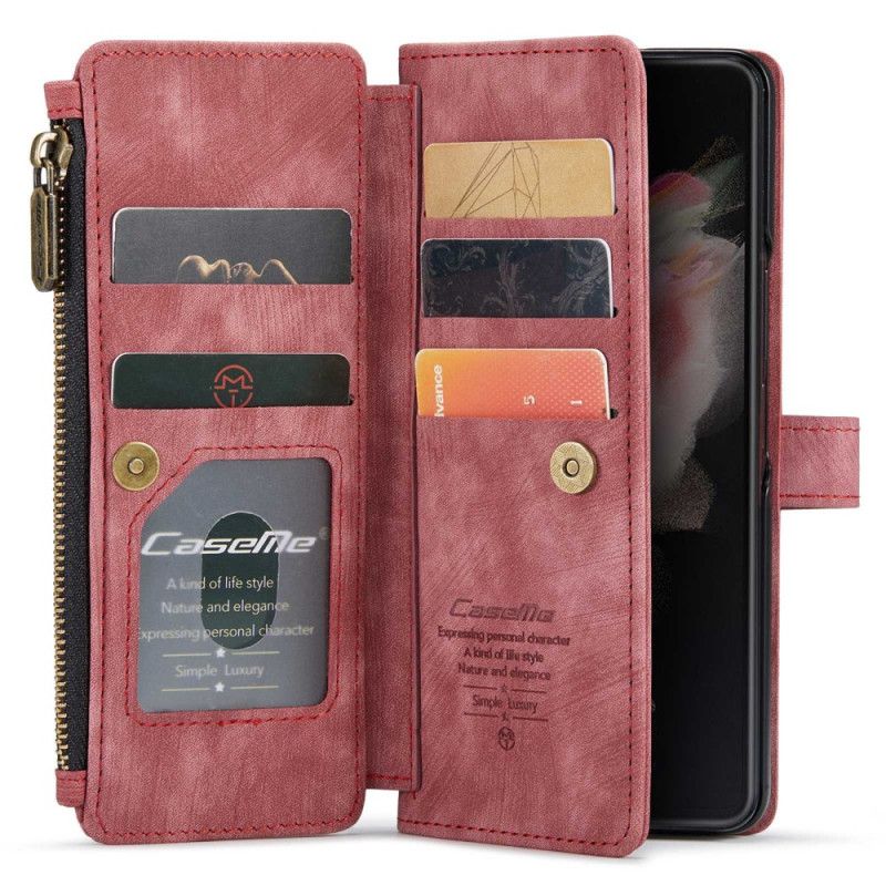 Flip Cover Samsung Galaxy Z Fold 4 Punge Etui Caseme Series C30 Tegnebog