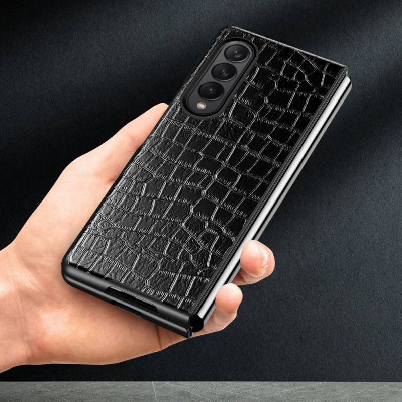 Mobilcover Samsung Galaxy Z Fold 4 Klassisk Croc