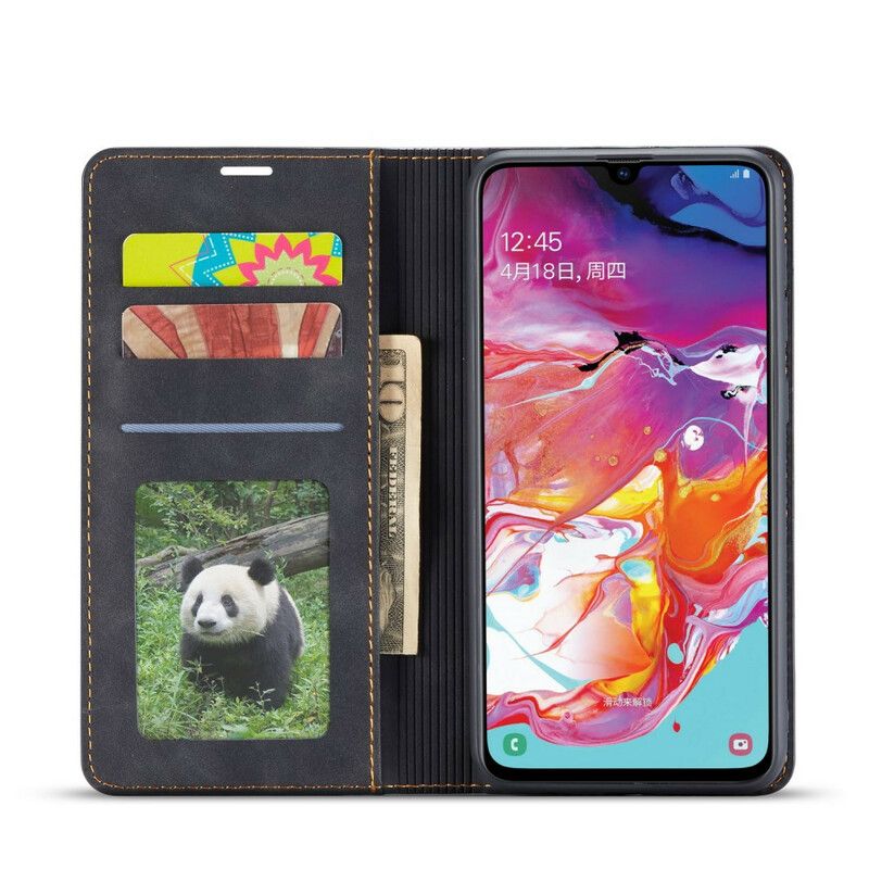 Cover Samsung Galaxy A41 Flip Cover Lædereffekt Forwenw