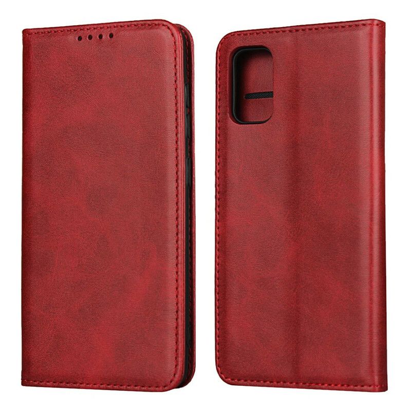 Cover Samsung Galaxy A41 Flip Cover Sobriety Læderstil