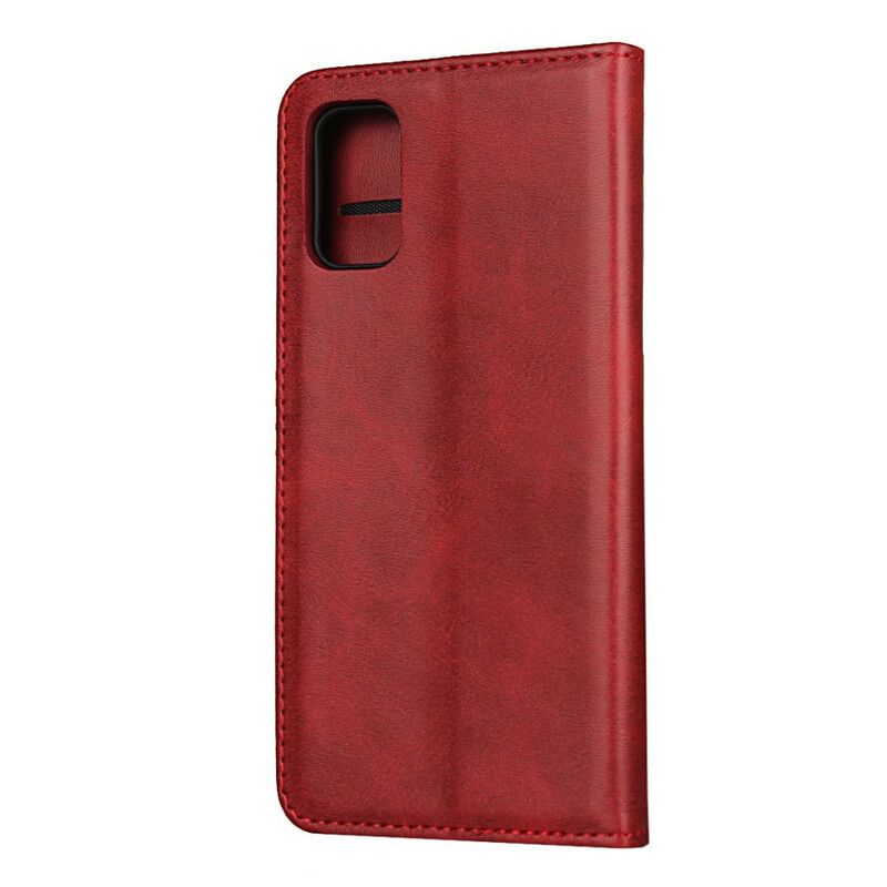 Cover Samsung Galaxy A41 Flip Cover Sobriety Læderstil