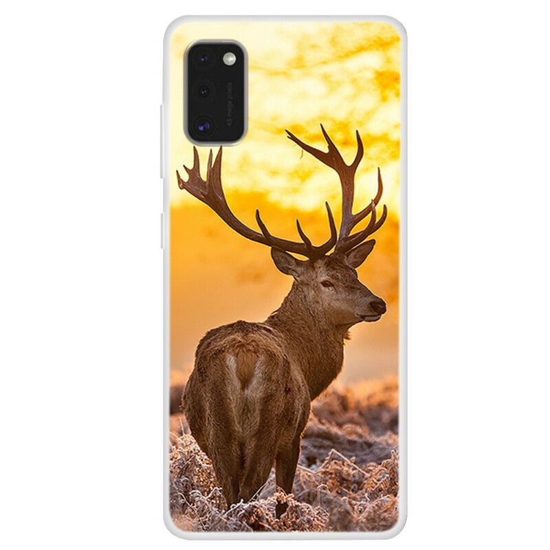 Cover Samsung Galaxy A41 Hjorte Og Landskab