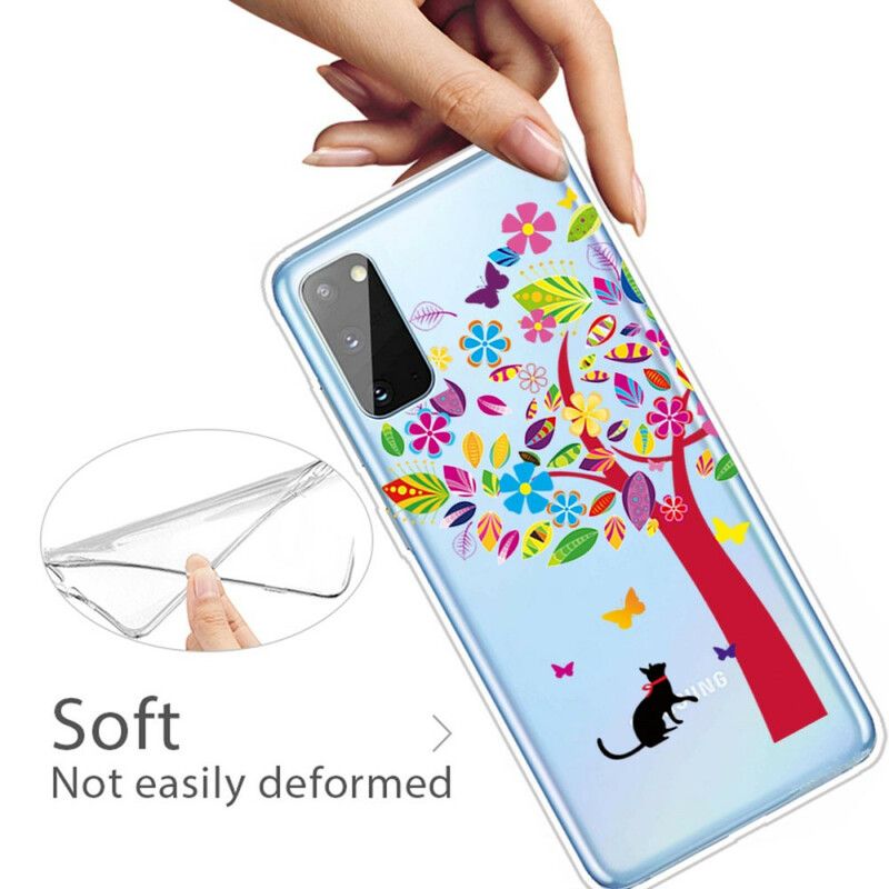 Cover Samsung Galaxy A41 Kat Under Træet