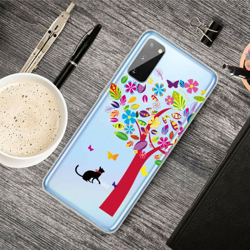 Cover Samsung Galaxy A41 Kat Under Træet