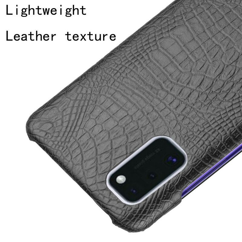 Cover Samsung Galaxy A41 Krokodillehudeffekt