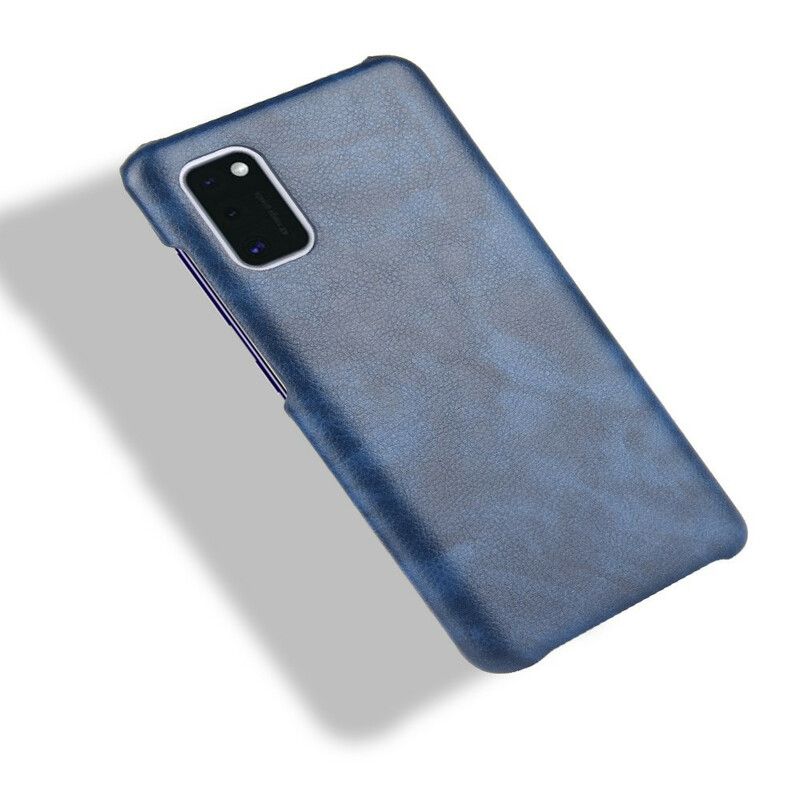 Cover Samsung Galaxy A41 Performance Litchi-lædereffekt