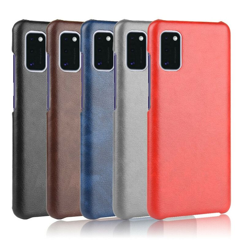 Cover Samsung Galaxy A41 Performance Litchi-lædereffekt