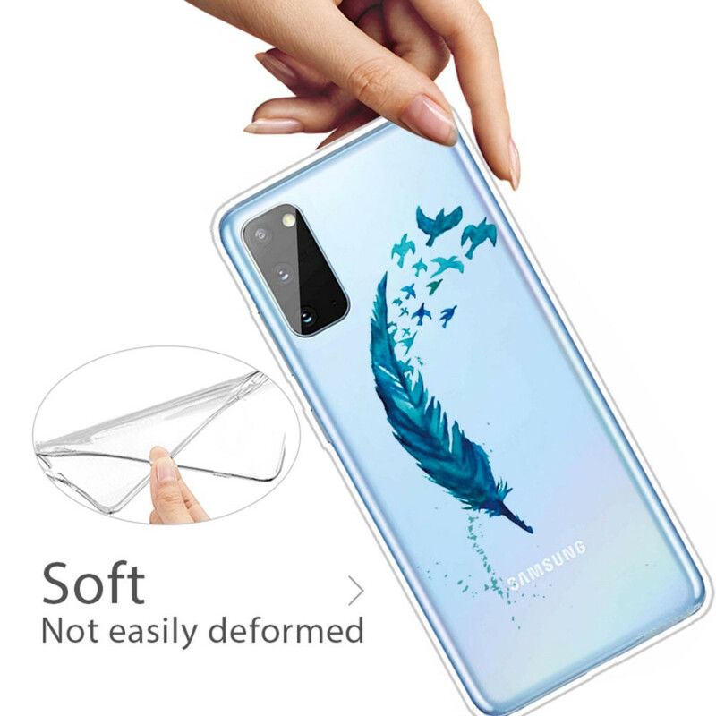 Cover Samsung Galaxy A41 Smuk Fjer