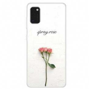 Cover Samsung Galaxy A41 Spray Roses