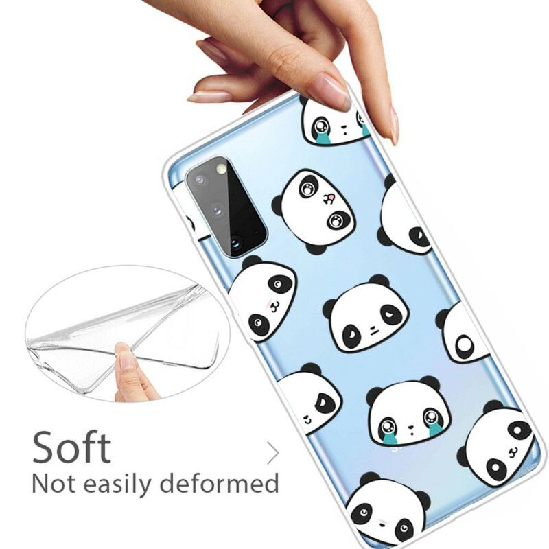 Cover Samsung Galaxy A41 Transparente Sentimentale Pandaer