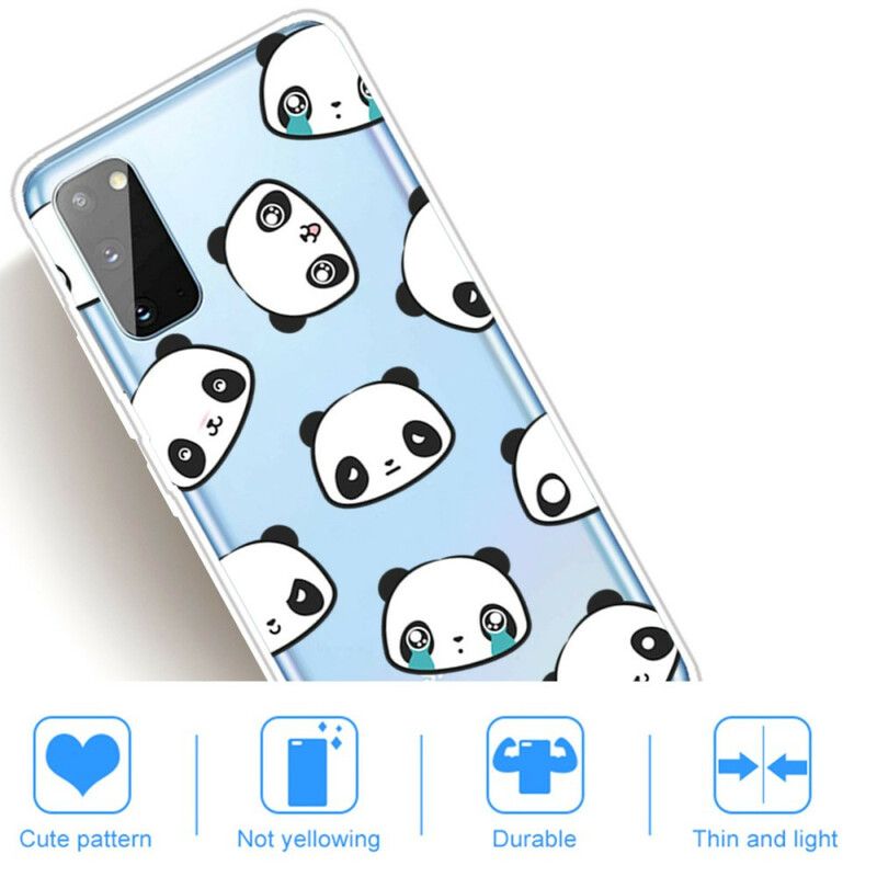 Cover Samsung Galaxy A41 Transparente Sentimentale Pandaer