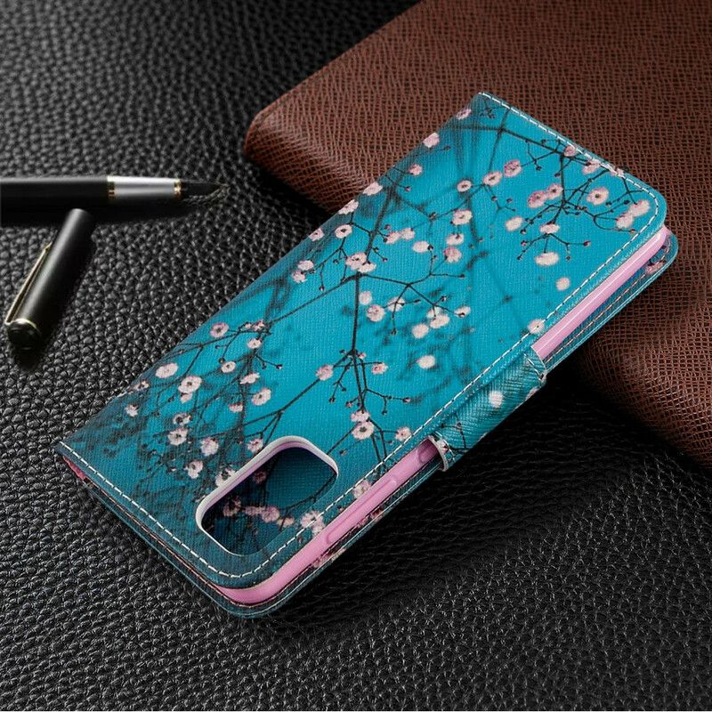 Flip Cover Samsung Galaxy A41 Blomstrende Træ