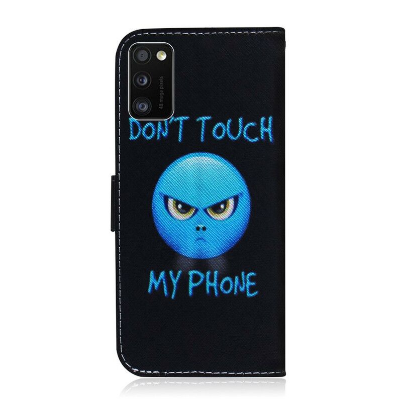 Flip Cover Samsung Galaxy A41 Emoji-telefon