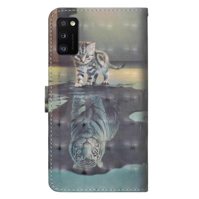 Flip Cover Samsung Galaxy A41 Ernest The Tiger