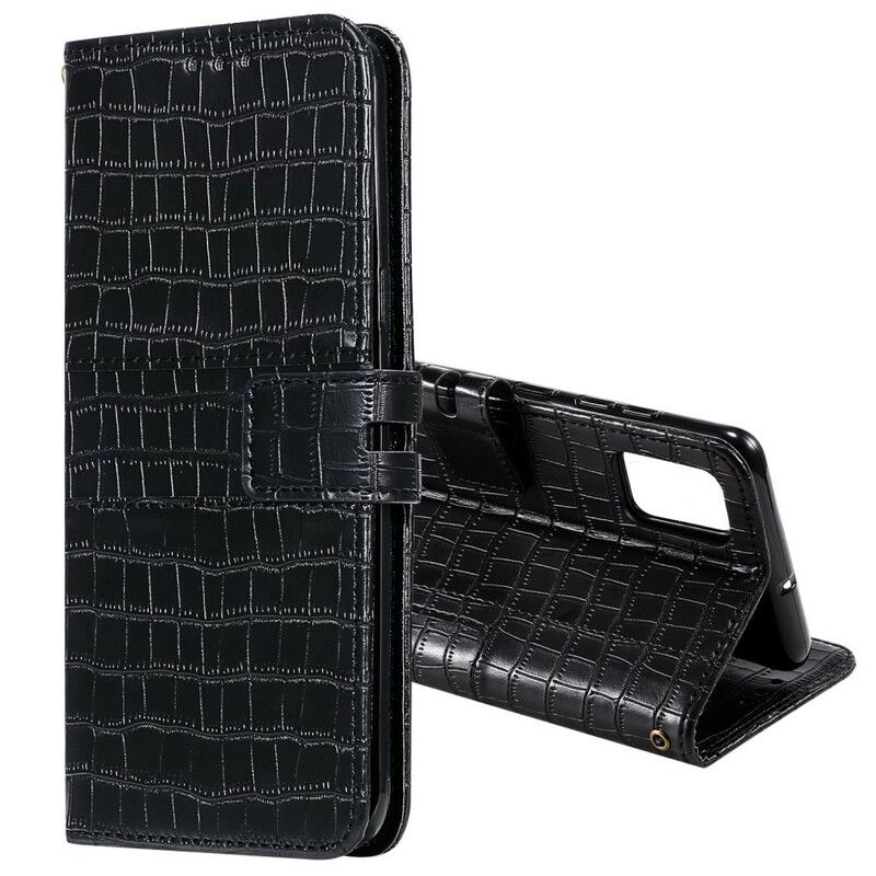 Flip Cover Samsung Galaxy A41 Fuldstændig Croc