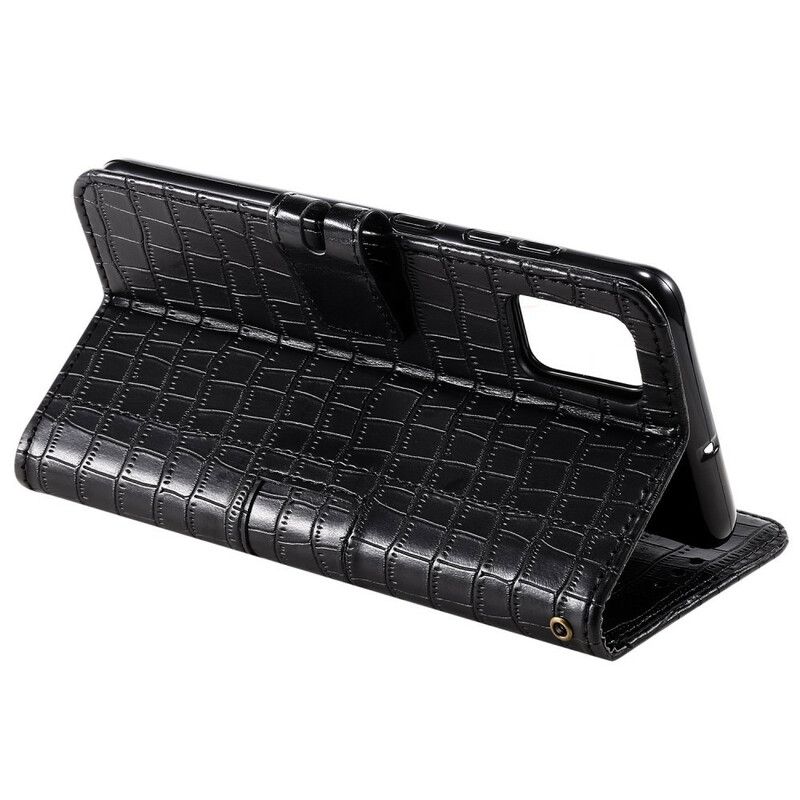 Flip Cover Samsung Galaxy A41 Fuldstændig Croc