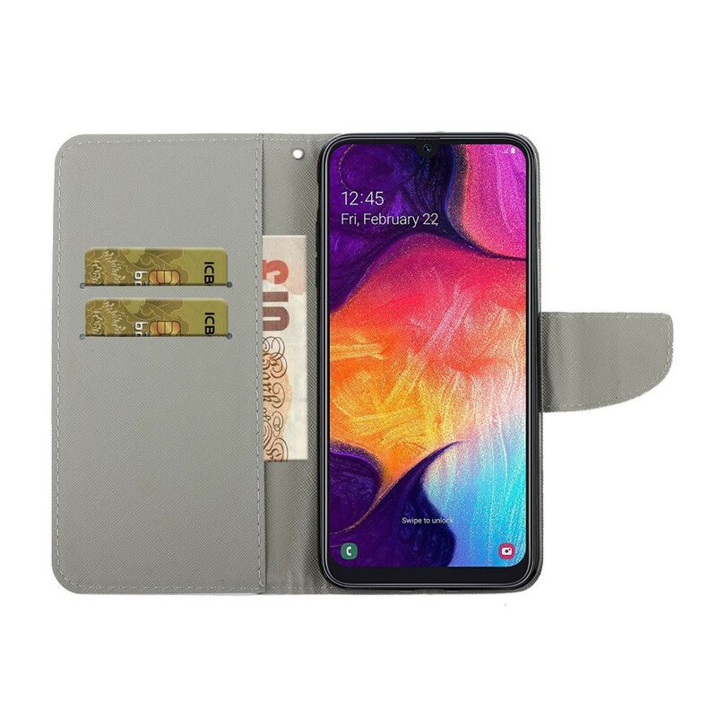 Flip Cover Samsung Galaxy A41 Med Snor Thong Tusindfryd