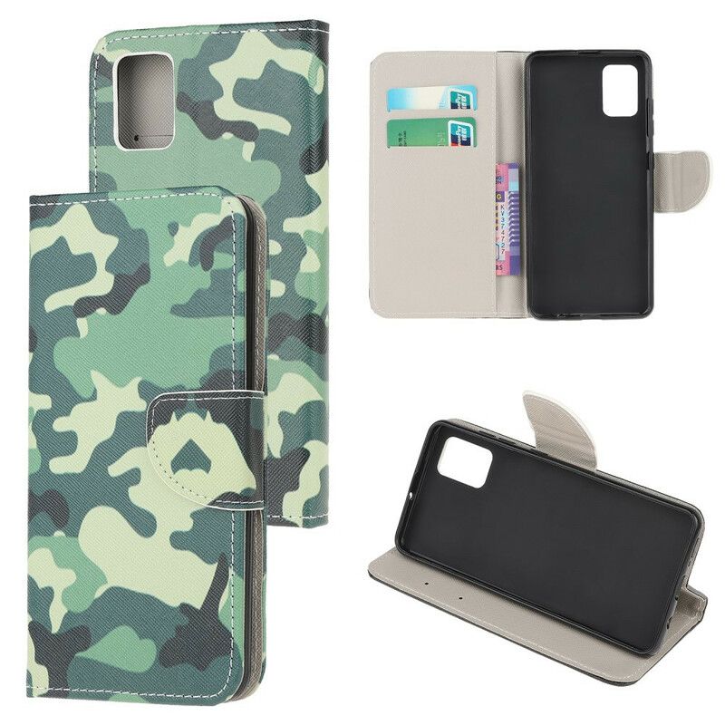 Flip Cover Samsung Galaxy A41 Militær Camouflage