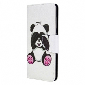 Flip Cover Samsung Galaxy A41 Panda Sjov