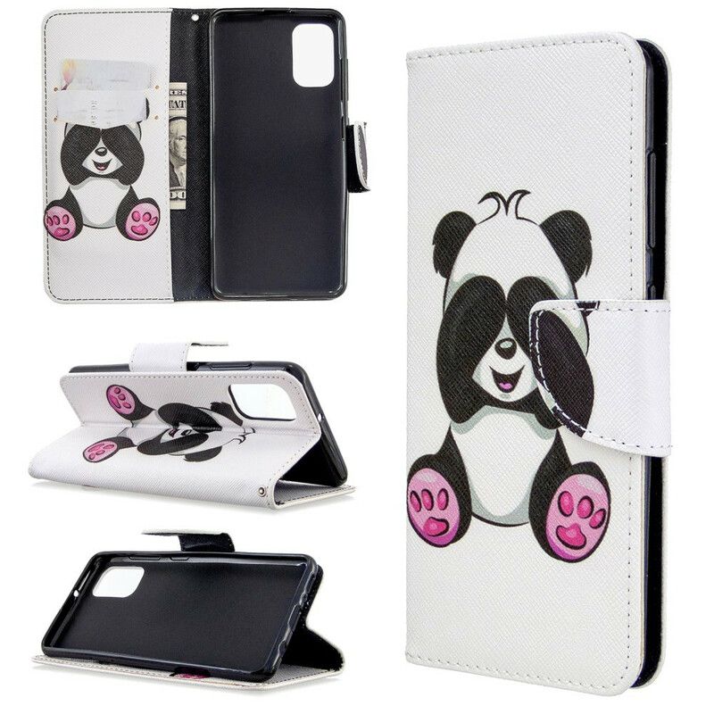 Flip Cover Samsung Galaxy A41 Panda Sjov