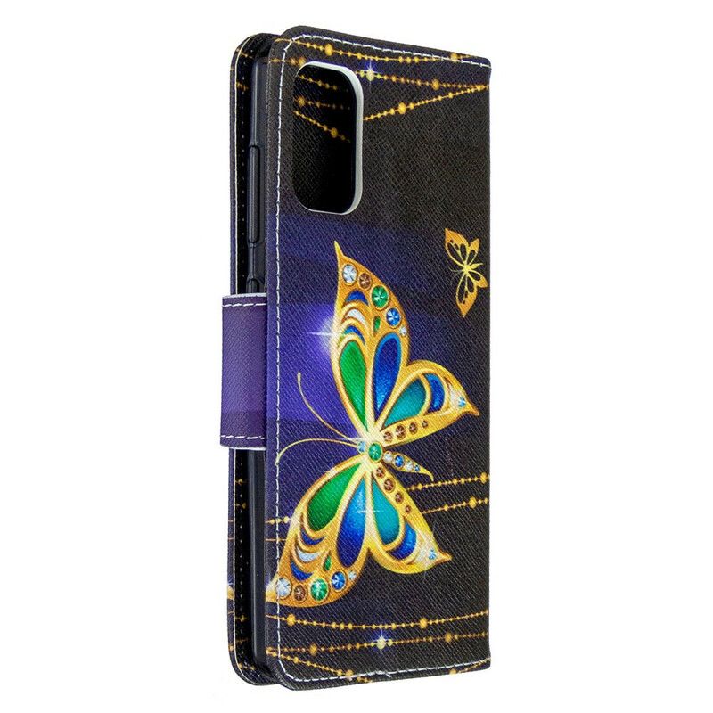 Flip Cover Samsung Galaxy A41 Sommerfuglekonger