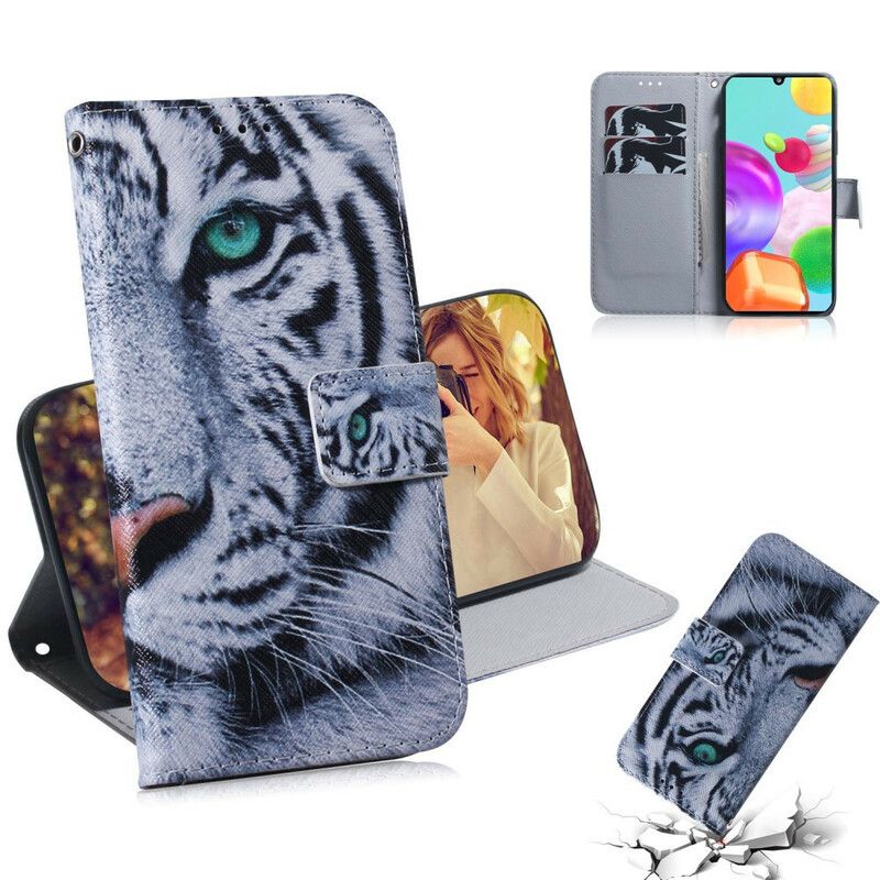 Flip Cover Samsung Galaxy A41 Tigeransigt