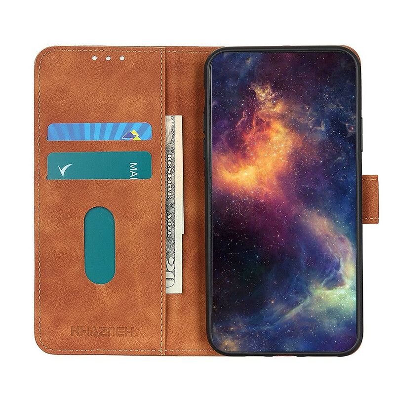 Flip Cover Samsung Galaxy A41 Vintage Khazneh Lædereffekt