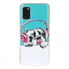 Mobilcover Samsung Galaxy A41 Fluorescerende Hund