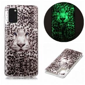 Mobilcover Samsung Galaxy A41 Fluorescerende Leopard