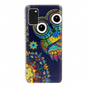 Mobilcover Samsung Galaxy A41 Fluorescerende Mandalaugle