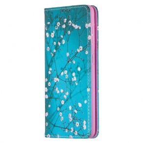 Cover Samsung Galaxy S21 5G Flip Cover Blomstrende Grene