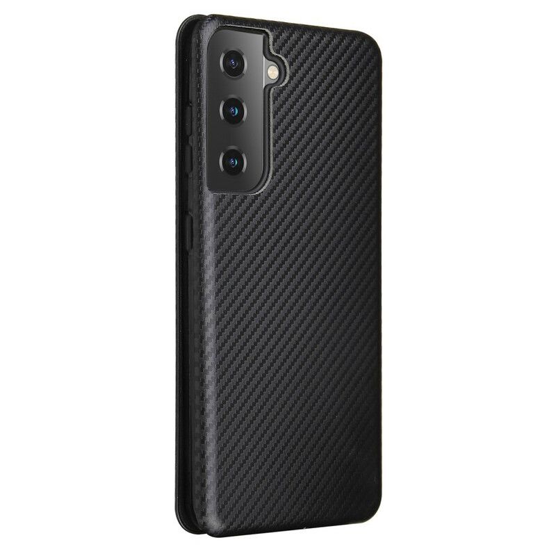 Cover Samsung Galaxy S21 5G Flip Cover Kulfiber