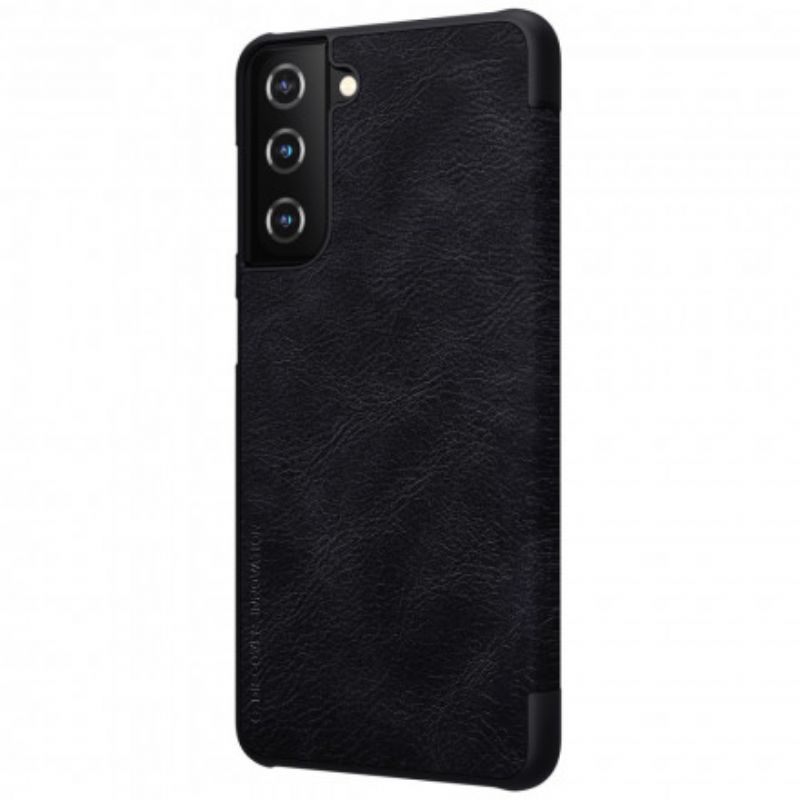 Cover Samsung Galaxy S21 5G Flip Cover Nillkin Qin-serien