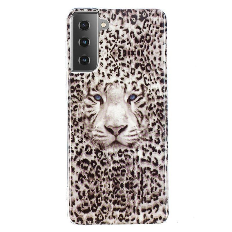 Cover Samsung Galaxy S21 5G Fluorescerende Leopard